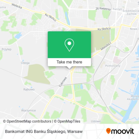 Bankomat ING Banku Śląskiego map