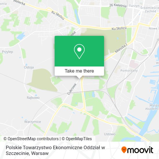 Polskie Towarzystwo Ekonomiczne Oddział w Szczecinie map