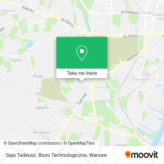 Карта Saja Tadeusz. Biuro Technologiczne