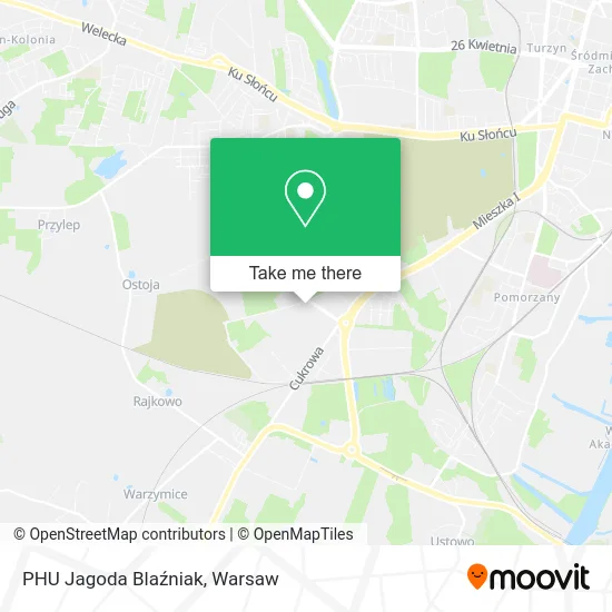 Карта PHU Jagoda Blaźniak