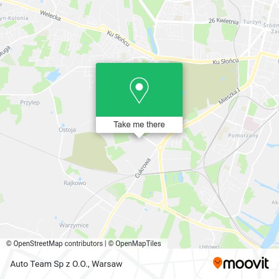 Auto Team Sp z O.O. map