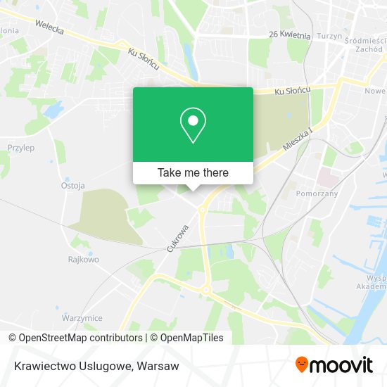 Krawiectwo Uslugowe map