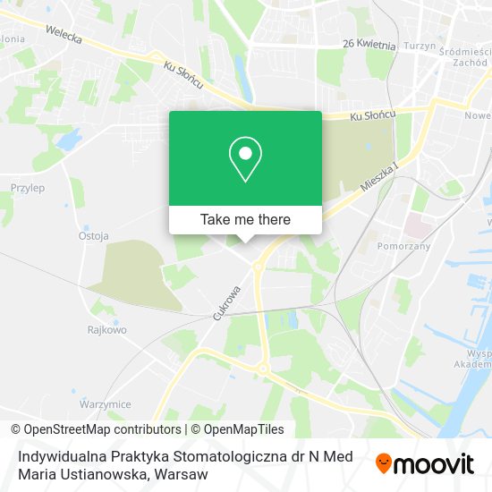 Indywidualna Praktyka Stomatologiczna dr N Med Maria Ustianowska map