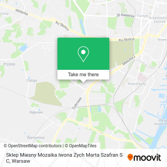 Sklep Miesny Mozaika Iwona Zych Marta Szafran S C map