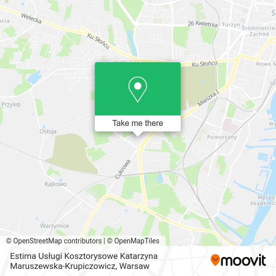 Estima Usługi Kosztorysowe Katarzyna Maruszewska-Krupiczowicz map