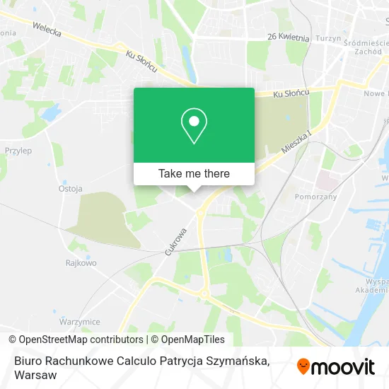 Biuro Rachunkowe Calculo Patrycja Szymańska map