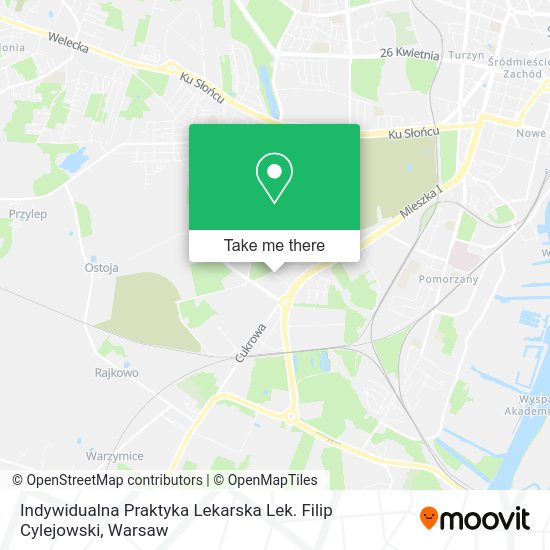 Indywidualna Praktyka Lekarska Lek. Filip Cylejowski map
