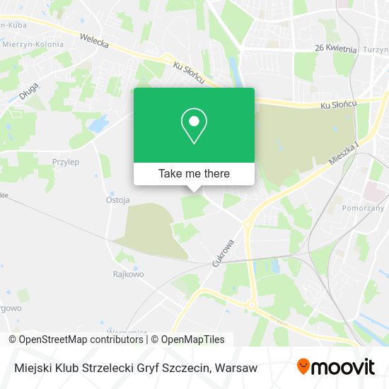 Miejski Klub Strzelecki Gryf Szczecin map