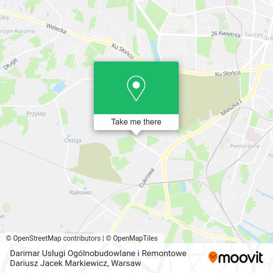 Darimar Usługi Ogólnobudowlane i Remontowe Dariusz Jacek Markiewicz map