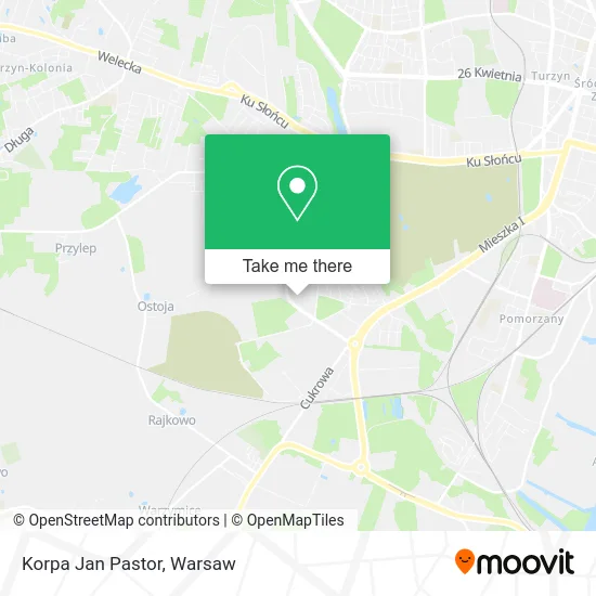 Карта Korpa Jan Pastor