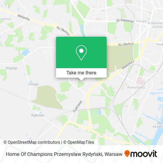 Home Of Champions Przemysław Rydyński map