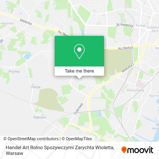 Handel Art Rolno Spozywczymi Zarychta Wioletta map