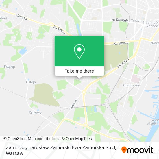 Zamorscy Jarosław Zamorski Ewa Zamorska Sp.J map