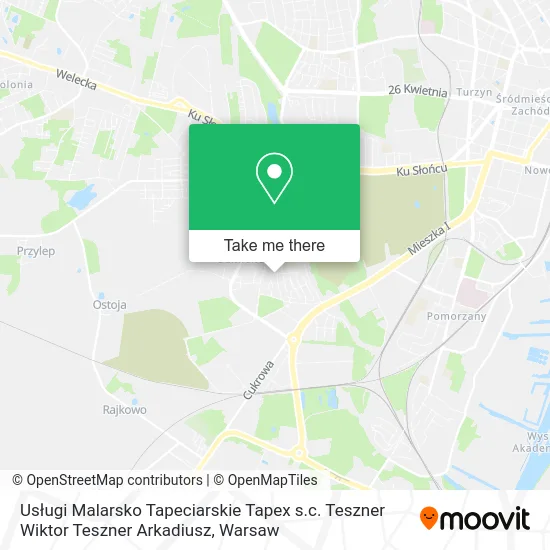 Usługi Malarsko Tapeciarskie Tapex s.c. Teszner Wiktor Teszner Arkadiusz map