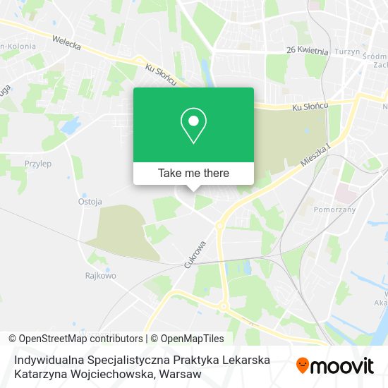 Indywidualna Specjalistyczna Praktyka Lekarska Katarzyna Wojciechowska map