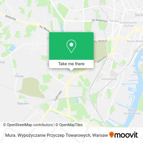 Mura. Wypożyczanie Przyczep Towarowych map