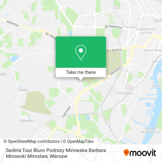 Sedina Tour Biuro Podrozy Mirowska Barbara Mirowski Miroslaw map