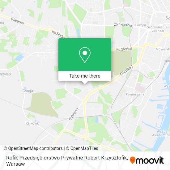 Rofik Przedsiębiorstwo Prywatne Robert Krzysztofik map