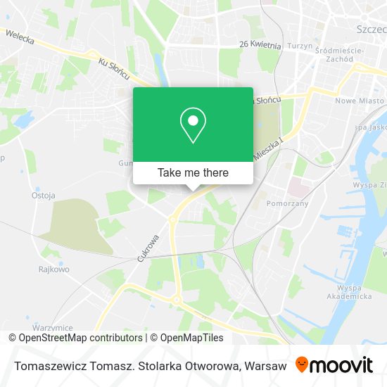 Tomaszewicz Tomasz. Stolarka Otworowa map