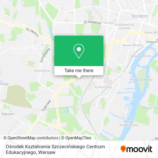 Ośrodek Kształcenia Szczecińskiego Centrum Edukacyjnego map