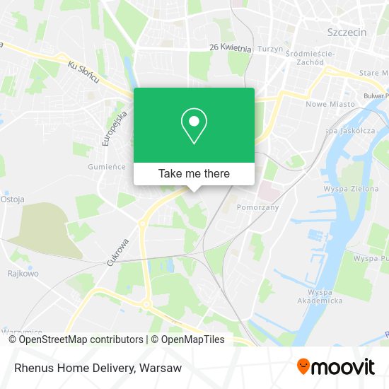 Rhenus Home Delivery map