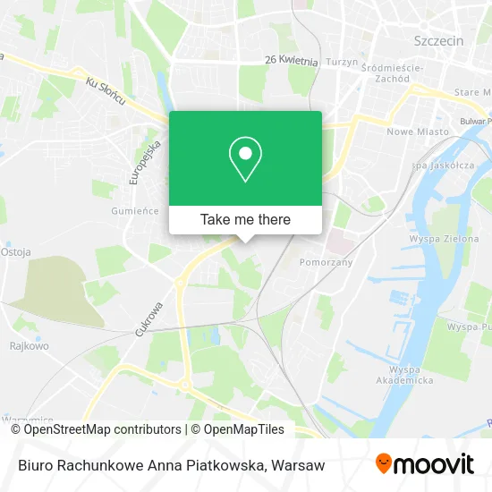 Карта Biuro Rachunkowe Anna Piatkowska