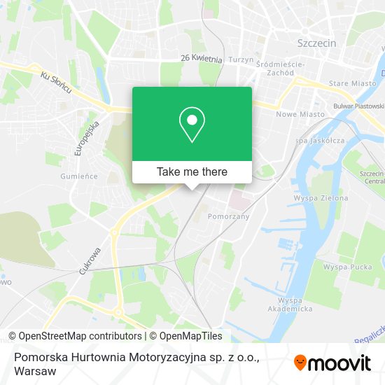 Pomorska Hurtownia Motoryzacyjna sp. z o.o. map