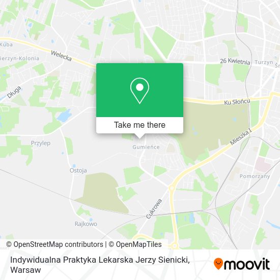 Indywidualna Praktyka Lekarska Jerzy Sienicki map