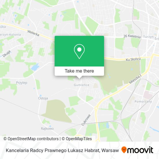 Kancelaria Radcy Prawnego Łukasz Habrat map