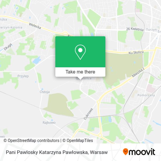 Pani Pawlosky Katarzyna Pawłowska map