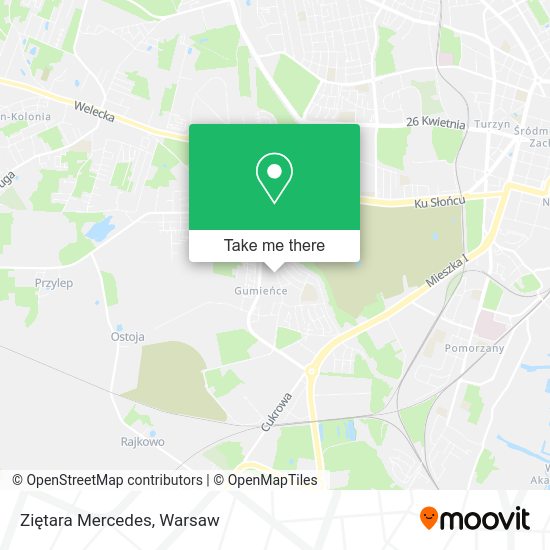 Ziętara Mercedes map