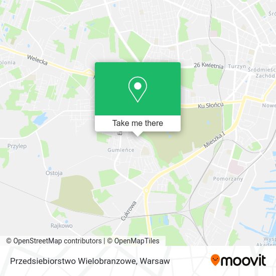 Przedsiebiorstwo Wielobranzowe map