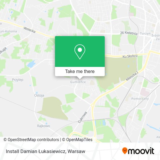 Install Damian Łukasiewicz map