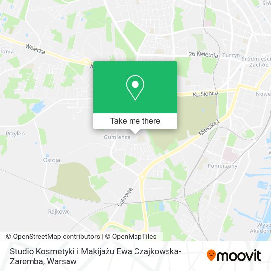 Studio Kosmetyki i Makijażu Ewa Czajkowska-Zaremba map