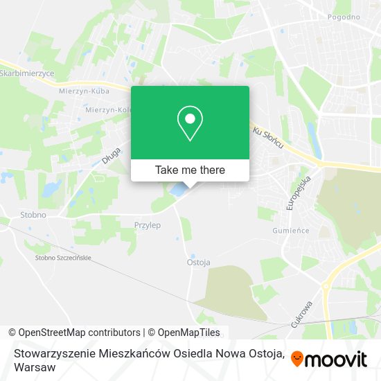 Карта Stowarzyszenie Mieszkańców Osiedla Nowa Ostoja