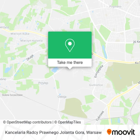 Kancelaria Radcy Prawnego Jolanta Gora map