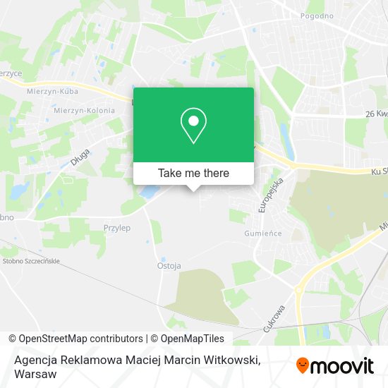 Agencja Reklamowa Maciej Marcin Witkowski map