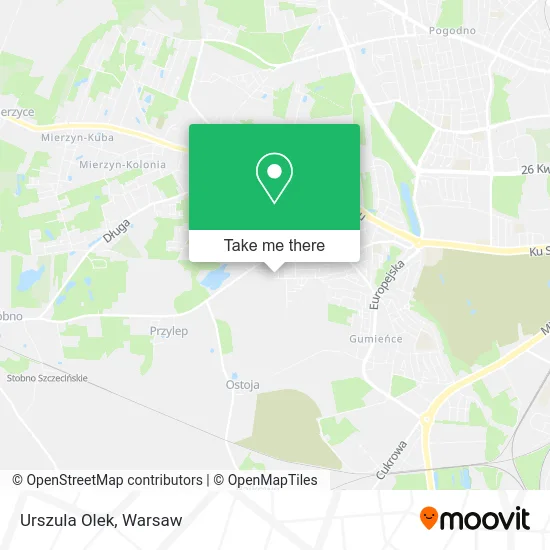 Urszula Olek map