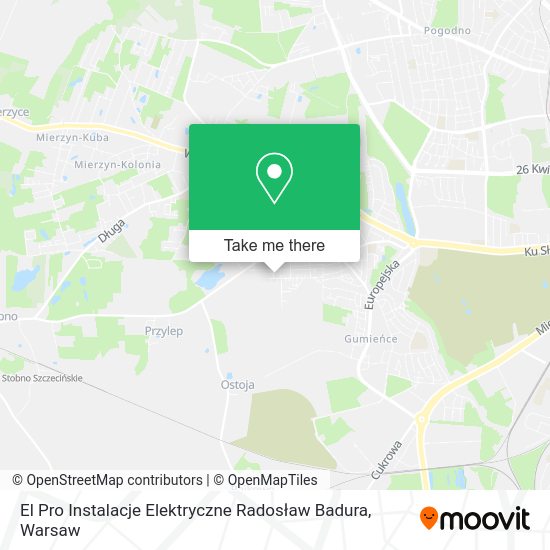 El Pro Instalacje Elektryczne Radosław Badura map