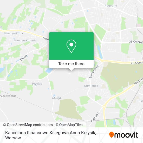 Kancelaria Finansowo Księgowa Anna Krzysik map