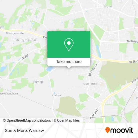 Карта Sun & More