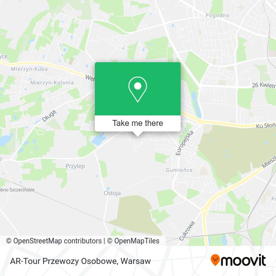 AR-Tour Przewozy Osobowe map