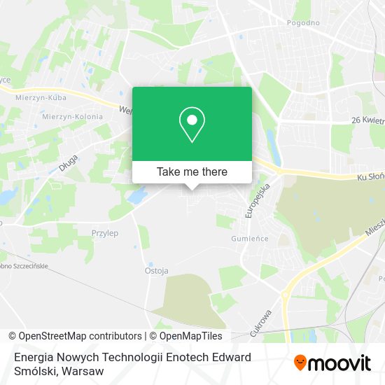 Energia Nowych Technologii Enotech Edward Smólski map