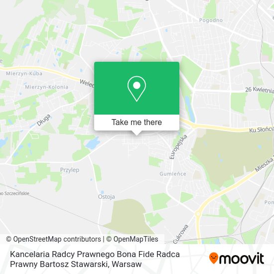 Kancelaria Radcy Prawnego Bona Fide Radca Prawny Bartosz Stawarski map