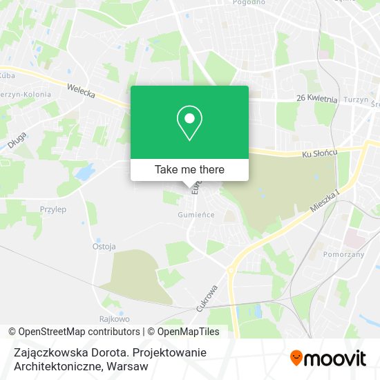 Zajączkowska Dorota. Projektowanie Architektoniczne map