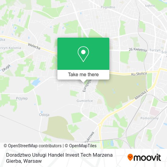 Doradztwo Usługi Handel Invest Tech Marzena Gierba map