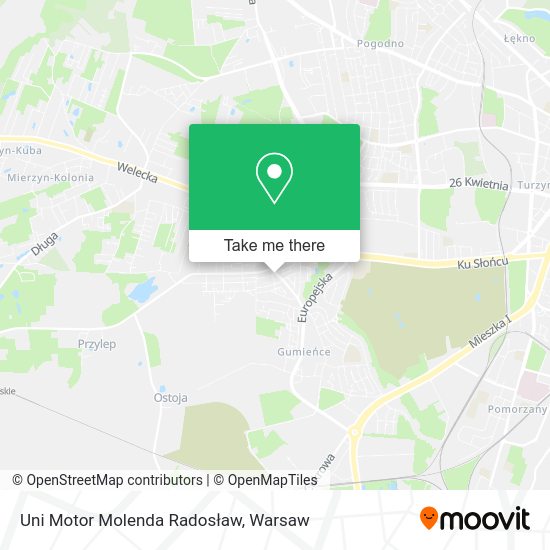 Uni Motor Molenda Radosław map