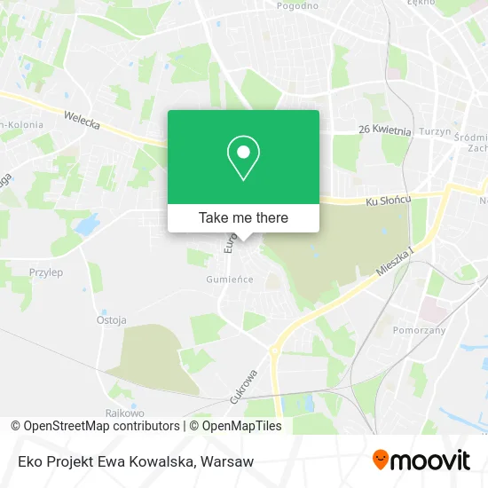 Карта Eko Projekt Ewa Kowalska