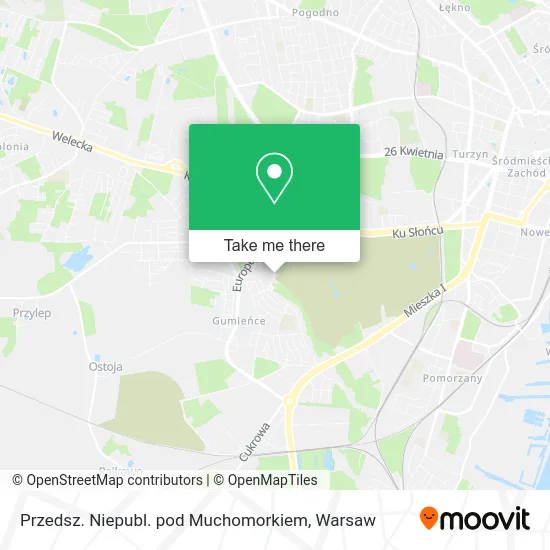 Карта Przedsz. Niepubl. pod Muchomorkiem