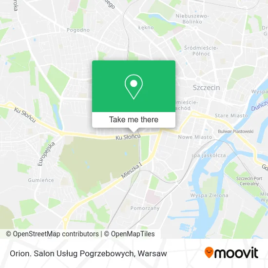 Orion. Salon Usług Pogrzebowych map